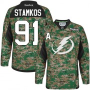 Reebok Tampa Bay Lightning NO.91 Steven Stamkos Men's Jersey (Camo Authentic Veterans Day Practice) Reebok Tampa Bay Lightning NO.91 Steven Stamkos Men's Jersey (Camo Authentic Veterans Day Practice)