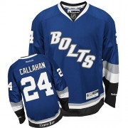 Reebok Tampa Bay Lightning NO.24 Ryan Callahan Men's Jersey (Blue Premier Third)