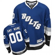 Reebok Tampa Bay Lightning Youth Blue Authentic Third Customized Jersey