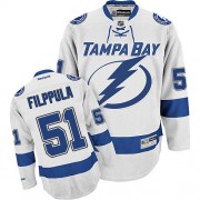 Reebok Tampa Bay Lightning NO.51 Valtteri Filppula Men's Jersey (White Authentic Away)