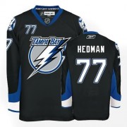 Reebok Tampa Bay Lightning NO.77 Victor Hedman Men's Jersey (Black Authentic)