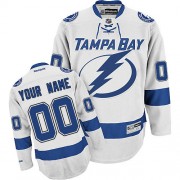 Reebok Tampa Bay Lightning Youth White Authentic Away Customized Jersey